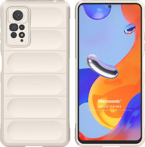 Xiaomi Redmi Note 12 Pro 4G Kılıf Oslo Prime Beyaz