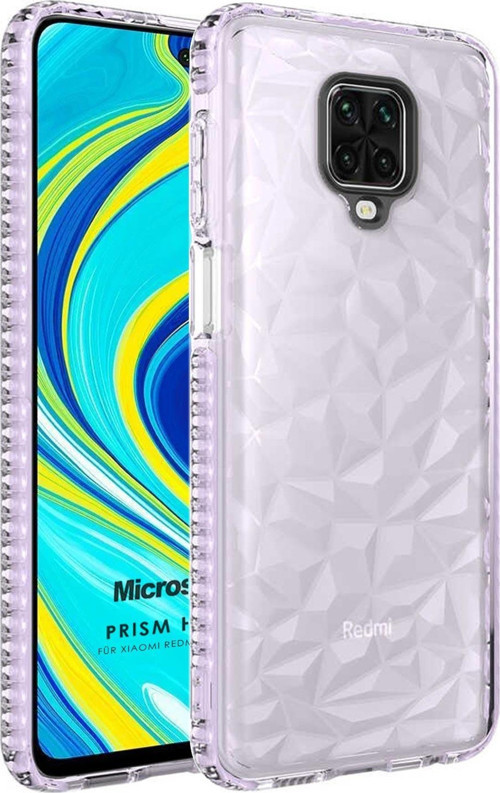 Xiaomi Redmi Note 9 Pro Kılıf Prism Hybrid Mor
