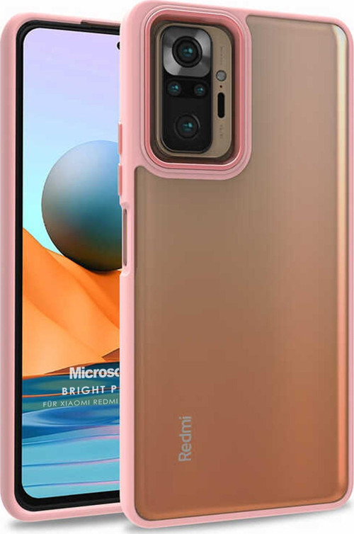 Xiaomi Redmi Note 10 Pro Kılıf Bright Planet Rose Gold