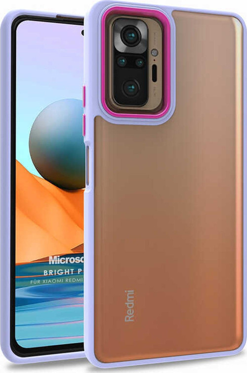 Xiaomi Redmi Note 10 Pro Max Kılıf Bright Planet Lila