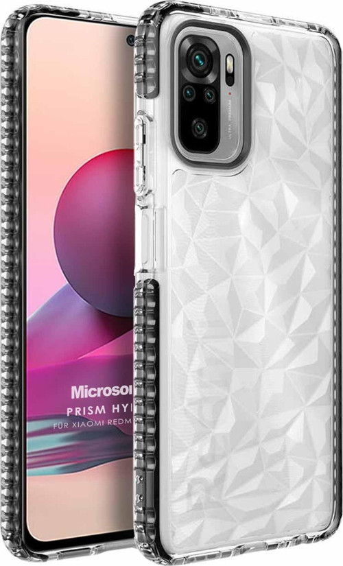Xiaomi Redmi Note 10S Kılıf Prism Hybrid Siyah