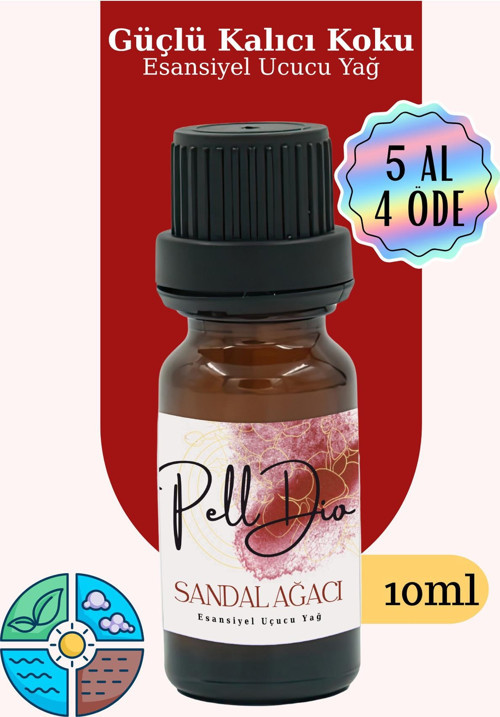 Sandal Wood Esansiyel Uçucu Koku Yağı Buhurdanlık Yağı Difüzör Esansı Hobi Esans Ortam Oda 10Ml