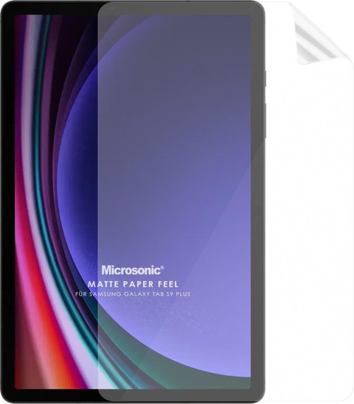 Samsung Galaxy Tab S9 Plus X810 Paper Feel Kağıt Dokulu Mat Ekran Koruyucu