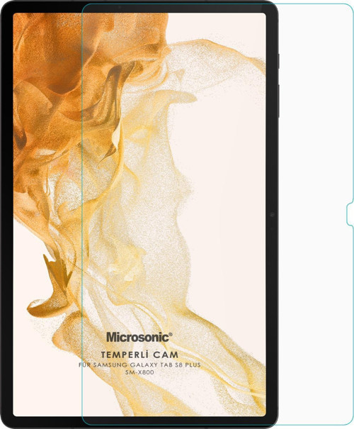 Samsung Galaxy Tab S9 Plus X810 Tempered Glass Cam Ekran Koruyucu