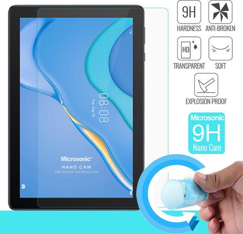 Huawei MatePad T10s Nano Glass Cam Ekran Koruyucu