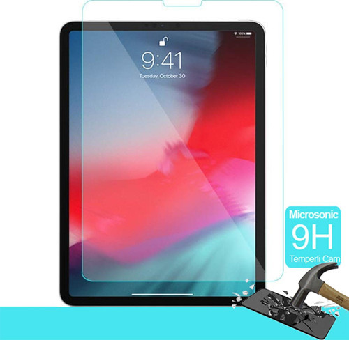 Apple iPad Pro 12.9'' 2018 (A1876-A2014-A1895-A1983) Temperli Cam Ekran koruyucu