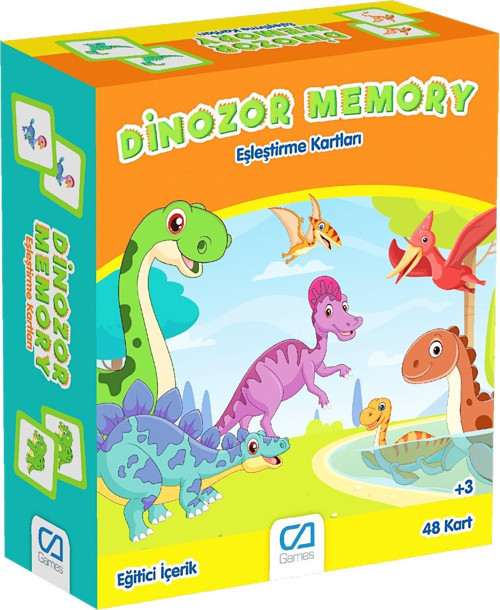Memory Dinozor Eşleştirme Kartları 48 Li Kod:5227