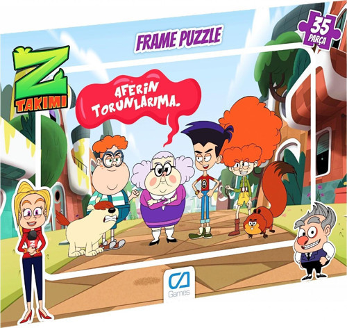 Z Takımı 35 Parça Frame Puzzle CA-5164