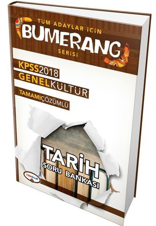 2018 KPSS Bumerang Tarih Tamamı Çözümlü Soru Bankası