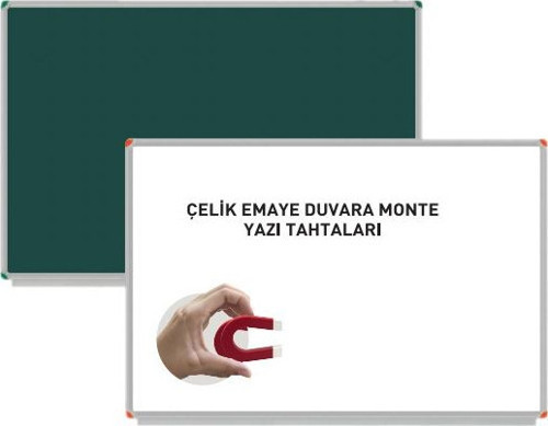Çelik Emeya Yüzey Duvara Monte Yazı Tahtası PAN 257 Beyaz 120x240