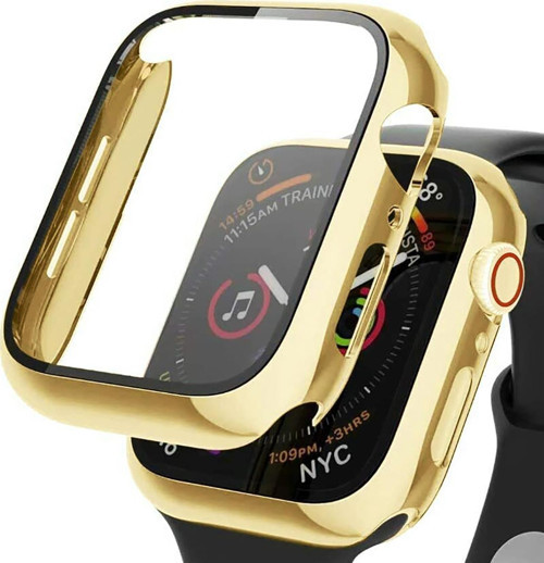 Apple Watch Series 8 41mm Kılıf Matte Premium Slim WatchBand Gold