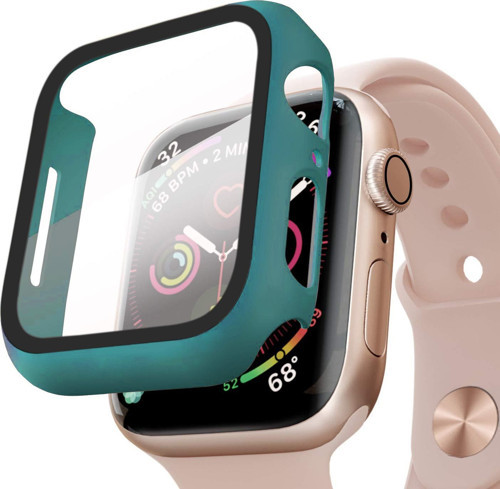 Apple Watch Series 9 41mm Kılıf Matte Premium Slim WatchBand Koyu Yeşil