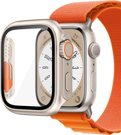 Apple Watch Series 2 38mm Kılıf Apple Watch Ultra Dönüştürücü Ekran Koruyucu Kasa Yıldız Işığı