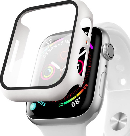 Apple Watch Series 8 41mm Kılıf Matte Premium Slim WatchBand Beyaz