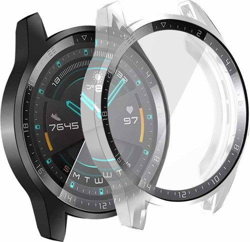 Huawei Watch GT2 46mm Kılıf Matte Premium Slim WatchBand Şeffaf