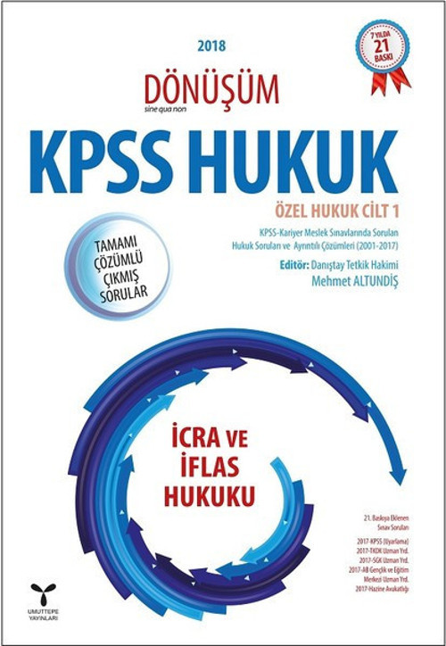 2018 Dönüşüm KPSS Hukuk-İcra ve İflas Hukuku