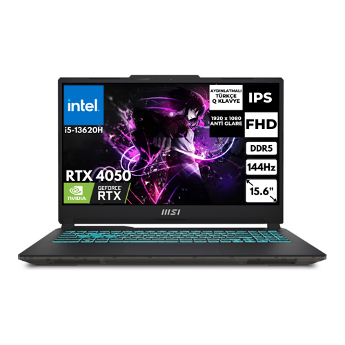 Cyborg 15 i5-13420H 16 GB 512 GB SSD 6GB RTX4050 144Hz 15.6" FHD FreeDos Gaming Laptop A13VE-1252XTRAT7