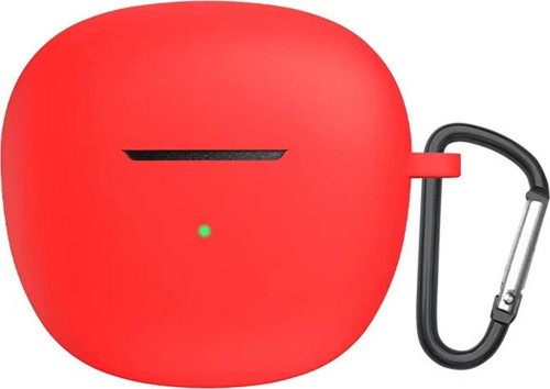 QCY HT03 Kılıf Askılı Mat Silikon Kırmızı
