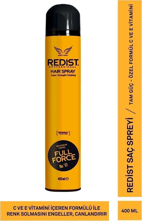 REDIST SAÇ SPREYİ 400ml SARI FULL FORCE MAXIMUM CONTROL