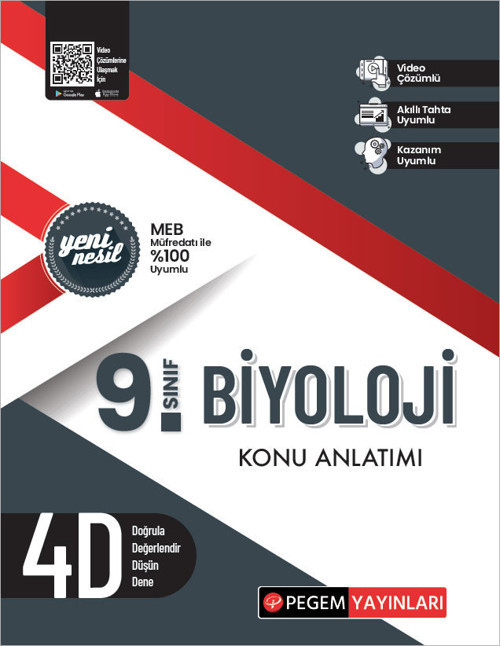 Pegem 9. Sınıf Biyoloji Konu Anlatımı