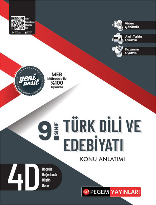 Pegem 9. SINIF TÜRK DİLİ VE EDEBİYATI KONU ANLATIMI