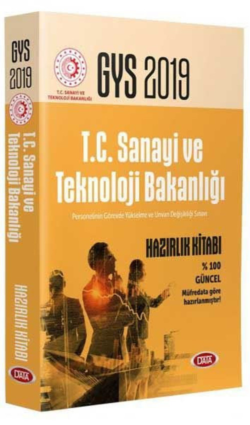 Data 2019 T.C. Sanayi ve Teknoloji Bakanlığı GYS Hazırlık Kitabı