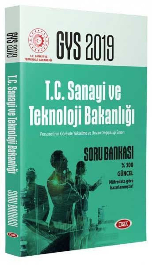 Data 2019 T.C. Sanayi ve Teknoloji Bakanlığı GYS Soru Bankası