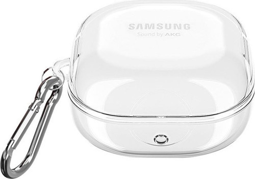 Samsung Galaxy Buds 2 Kılıf Askı Aparatlı Transparan Silikon Şeffaf