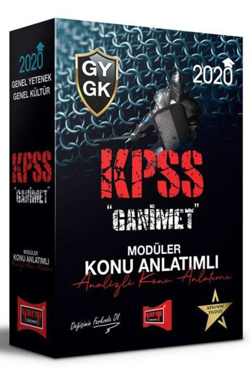 Yargı 2020 KPSS Genel Yetenek Genel Kültür GANİMET Konu Anlatımlı Modüler Set
