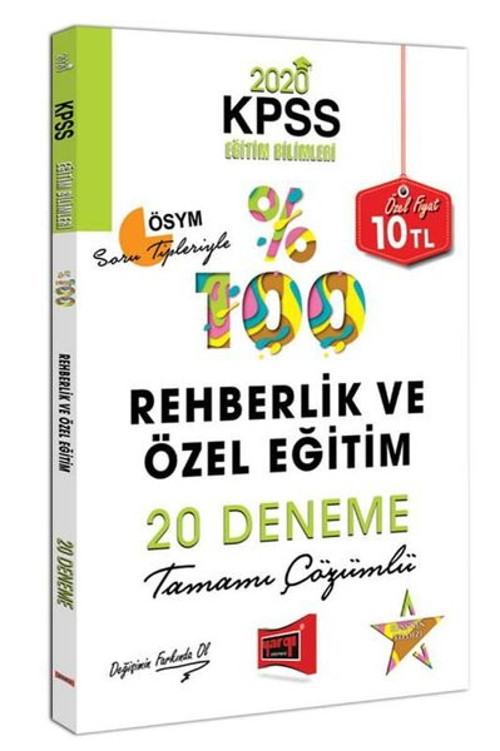 Yargı 2020 KPSS Eğitim Bilimleri Rehberlik ve Özel Eğitim Tamamı Çözümlü 20 Deneme