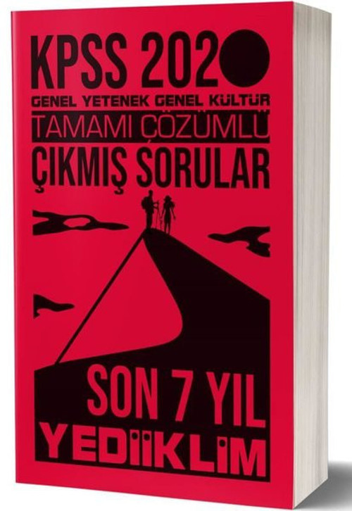 Yediiklim 2020 KPSS Genel Yetenek Genel Kültür Tamamı Çözümlü Son 7 Yıl Çıkmış Sorular