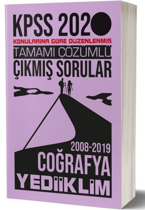 Yediiklim 2020 KPSS Genel Kültür Coğrafya Tamamı Çözümlü Konularına Göre Çıkmış Sorular