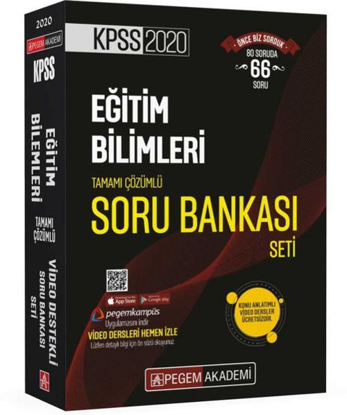2020 KPSS Eğitim Bilimleri Tamamı Çözümlü Modüler Soru Bankası Seti-6 Kitap Takım