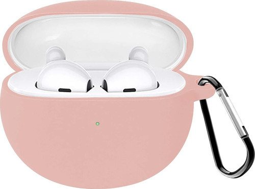 Oppo Enco Air 2 Mat Silikon Kılıf Pembe