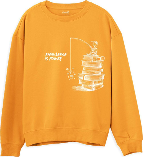 Knowledge Sweatshirt-Portakal