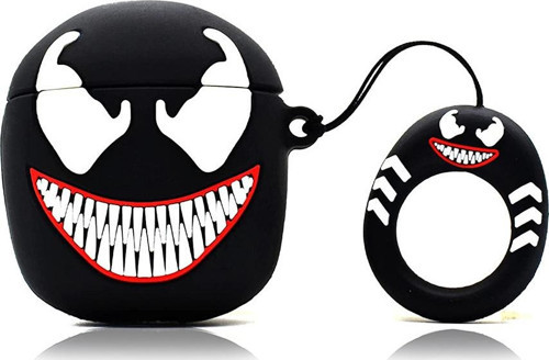 AirPods 1. Nesil / 2. Nesil Kılıf Cartoon Figürlü Silikon Crtn-Fgr-Vnm