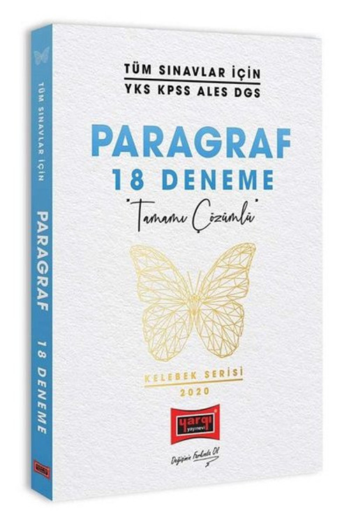 Yargı Yayınları Tüm Sınavlar İçin Paragraf Tamamı Çözümlü 18 Deneme