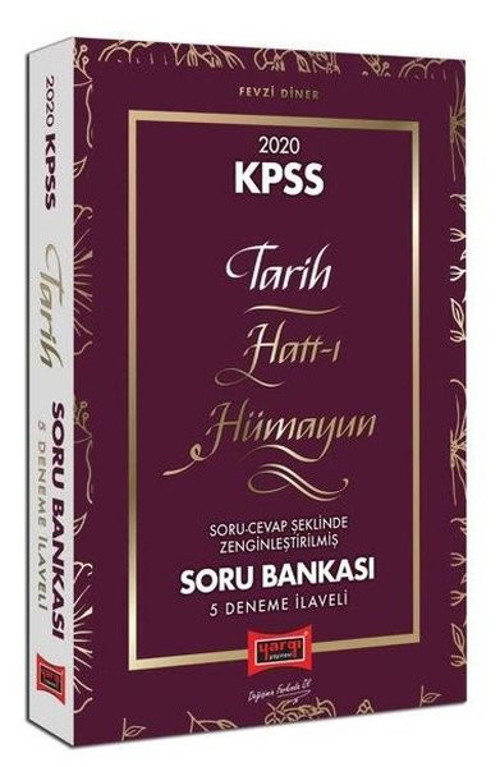 Yargı Yayınları 2020 KPSS Hatt-I Hümayun Tarih Çözümlü Soru Bankası 5 Deneme İlaveli