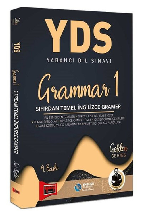 Yargı Yayınları YDS Grammar 1 Sıfırdan Temel İngilizce Gramer
