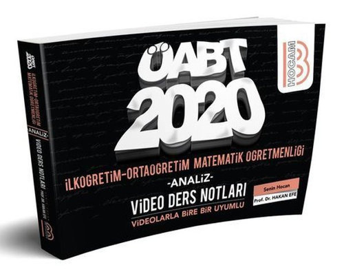 Benim Hocam Yayınları 2020 ÖABT İlköğretim Ve Ortaöğretim Matematik Öğretmenliği Video Ders Notları
