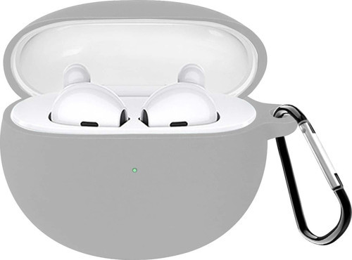 Oppo Enco Air Mat Silikon Kılıf Gri