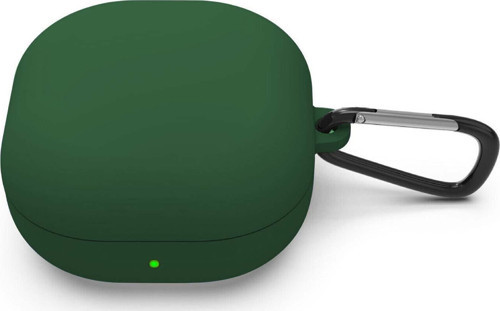 Samsung Galaxy Buds Pro Mat Silikon Kılıf Koyu Yeşil