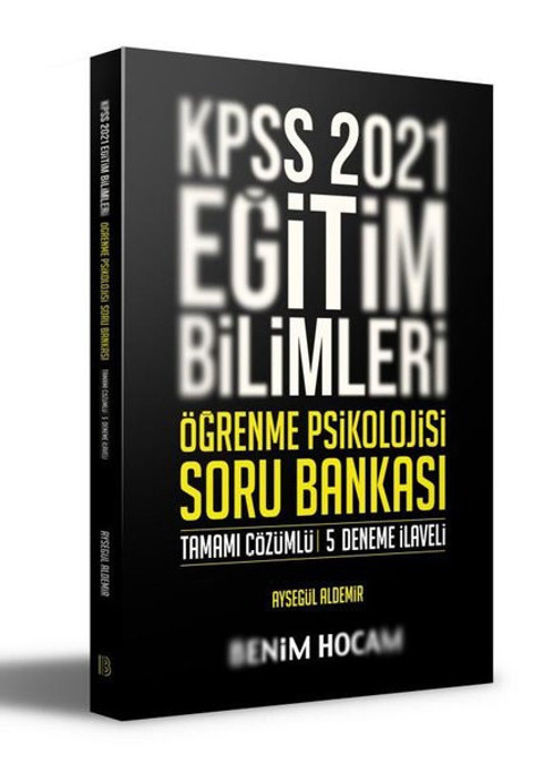 2021 KPSS Eğitim Bilimleri Öğrenme Psikolojisi Soru Bankası Tamamı Çözümlü 5 Deneme İlaveli