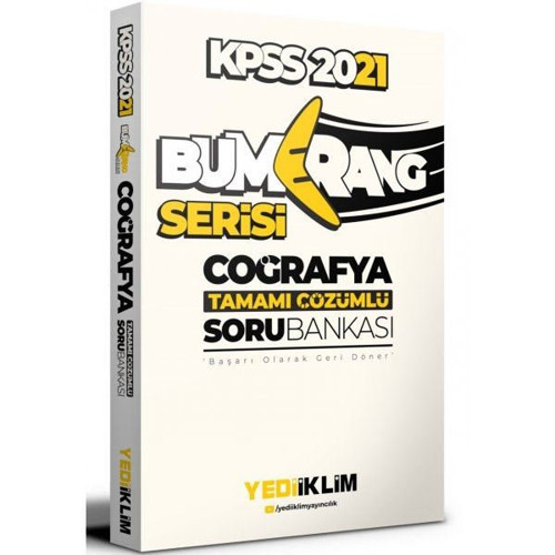 2021 KPSS Genel Kültür Bumerang Coğrafya Tamamı Çözümlü Soru Bankası