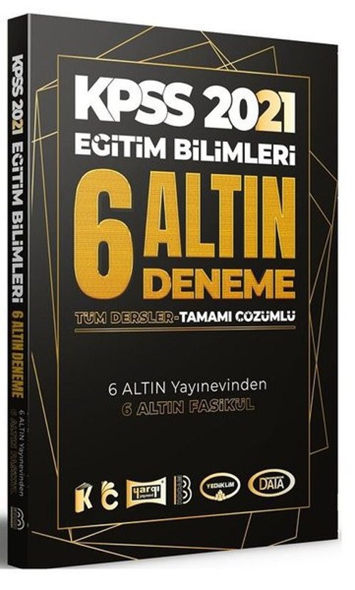2021 KPSS Eğitim Bilimleri Tamamı Çözümlü 6 Altın Deneme