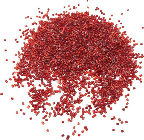 Kesme Boncuk Kristal Açık Bordo 2X1,5 Mm (100 Gr 4000 Adet)