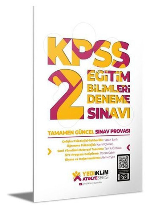 Atölye Serisi - KPSS Eğitim Bilimleri 2 Deneme Sınavı