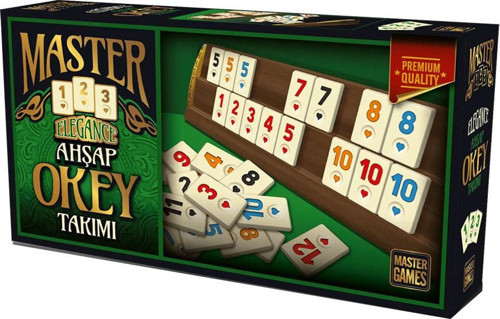 Okey Takımı Ahşap Master Elegance 25322