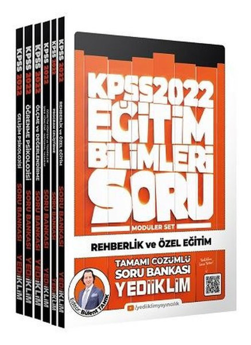 2022 KPSS Eğitim Bilimleri Tamamı Çözümlü Soru Bankası Modüler Set