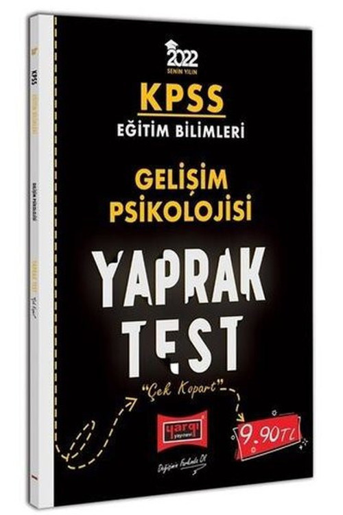 2022 KPSS Eğitim Bilimleri Gelişim Psikolojisi Yaprak Test
